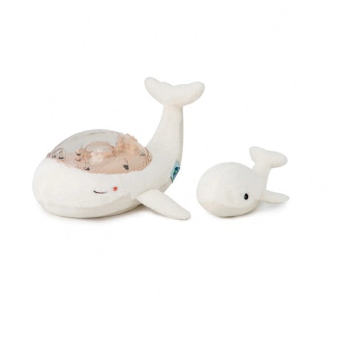 Baleine Musicale et son bébé - Blanche - CLOUD B
