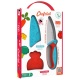 Couteau bleu et rouge - CHEFCLUB KIDS