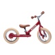 Draisienne Tricycle 2 en 1 Vintage rouge 3 roues évolutives - TRYBIKE