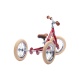 Draisienne Tricycle 2 en 1 Vintage rouge 3 roues évolutives - TRYBIKE