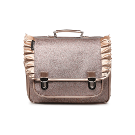 Cartable Primaire Froufrous Paillettes Cuivre - CARAMEL & CIE