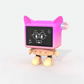 Réveil Dancing Clock Rose - MOB