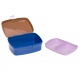 Set Boîte à tartines et Gourde Smile Caramel - LÄSSIG