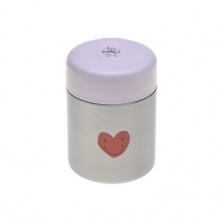 Petit thermos repas isotherme Happy Rascals Cœur Lavande - LÄSSIG
