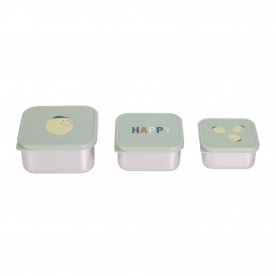Lot de 3 boîtes à goûter Happy Fruits Cerise - LÄSSIG