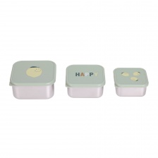 Lot de 3 boîtes à goûter Happy Fruits Cerise - LÄSSIG