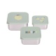 Lot de 3 boîtes à goûter Happy Fruits Cerise - LÄSSIG