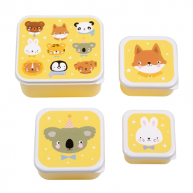 Boites à tartines & Collations Animal Friends - A LITTLE LOVELY COMPANY