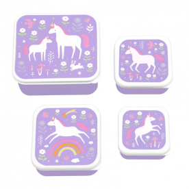 Boites à tartines & Collations Rêves de Licorne- A LITTLE LOVELY COMPANY