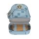 Sac à dos maternelle Pattern Party Bleu - LÄSSIG