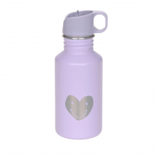 Gourde Inox Little Gang Coeur Lilas - LÄSSIG