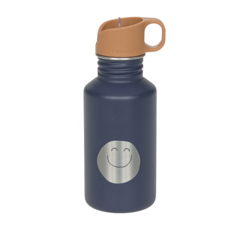 Gourde Inox Little Gang Sourire Marine - LÄSSIG