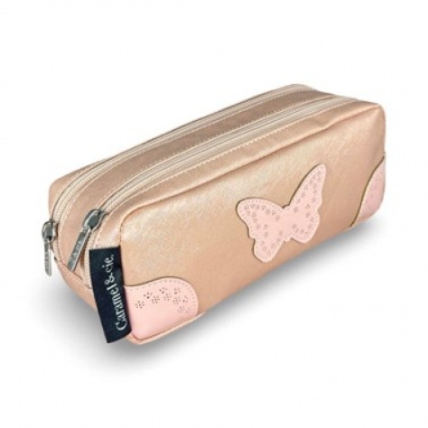 Trousse Double Pearl Blush Oxford - CARAMEL & CIE