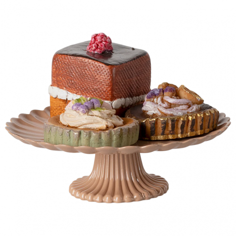 Présentoir à gâteau avec le gâteau - Maileg