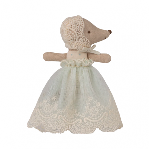 Bébé dans couffin rose - MAILEG
