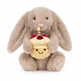 Bashful Beige Bunny "Birthday" - Jellycat