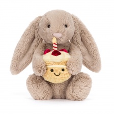 Bashful Beige Bunny "Birthday" - Jellycat