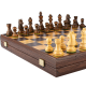 Jeu d'échecs en noyer 40x40 cm - MANOPOULOS