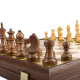 Jeu d'échecs en noyer 43 cm - MANOPOULOS