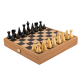 Jeu d'échecs en liège 34 cm - MANOPOULOS