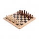 Jeu d'échecs en bois 29 cm