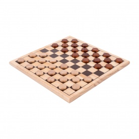 Jeu de dames en bois 29 cm