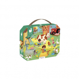 Puzzle Une journée à la ferme 24 Pièces - JANOD