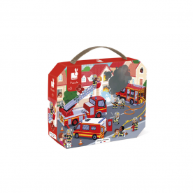Puzzle Pompiers 24 Pièces - JANOD