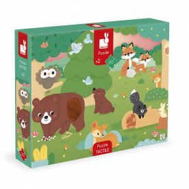 Puzzle Tactile La forêt 20 pièces - JANOD