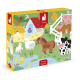 Puzzle Tactile La ferme 20 pièces - JANOD