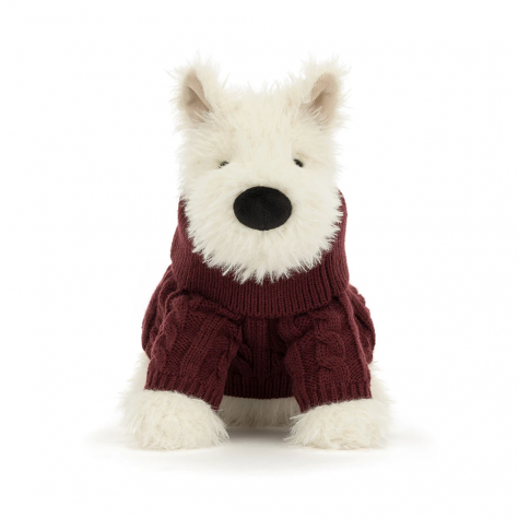 Munro Scottie Dog Winter Jumper - JELLYCAT