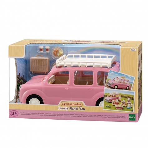 Le Monospace rose et set de pic-nic - SYLVANIAN FAMILIES