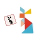 Le Tangram Essentiel (bois) - JANOD