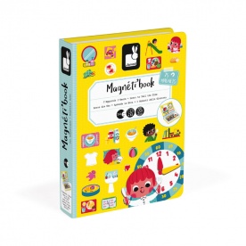 Magnéti'Book J'apprends l'heure 75 magnets - JANOD