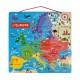 Carte d'Europe Magnétique (bois) - JANOD