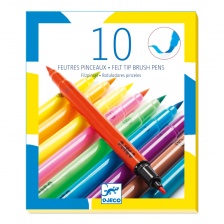 10 Feutres Pinceaux - Pop - DJECO