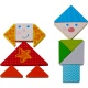 Jeu d'assemblage Tangram-Mix multicolore - HABA