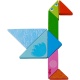 Jeu d'assemblage Tangram-Mix multicolore - HABA