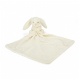 Lapin "Bashful Cream Bunny Soother" - JELLYCAT