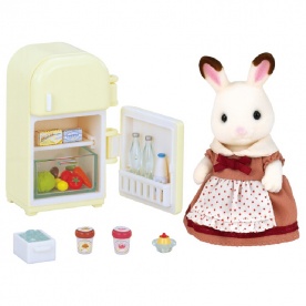 Maman Lapin Chocolat et Réfrigérateur - SYLVANIAN FAMILIES