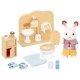 Fils Lapin Chocolat et Toilettes - SYLVANIAN FAMILIES