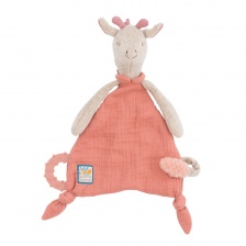 Doudou girafe Attache-tétine - Sous Mon Baobab - MOULIN ROTY