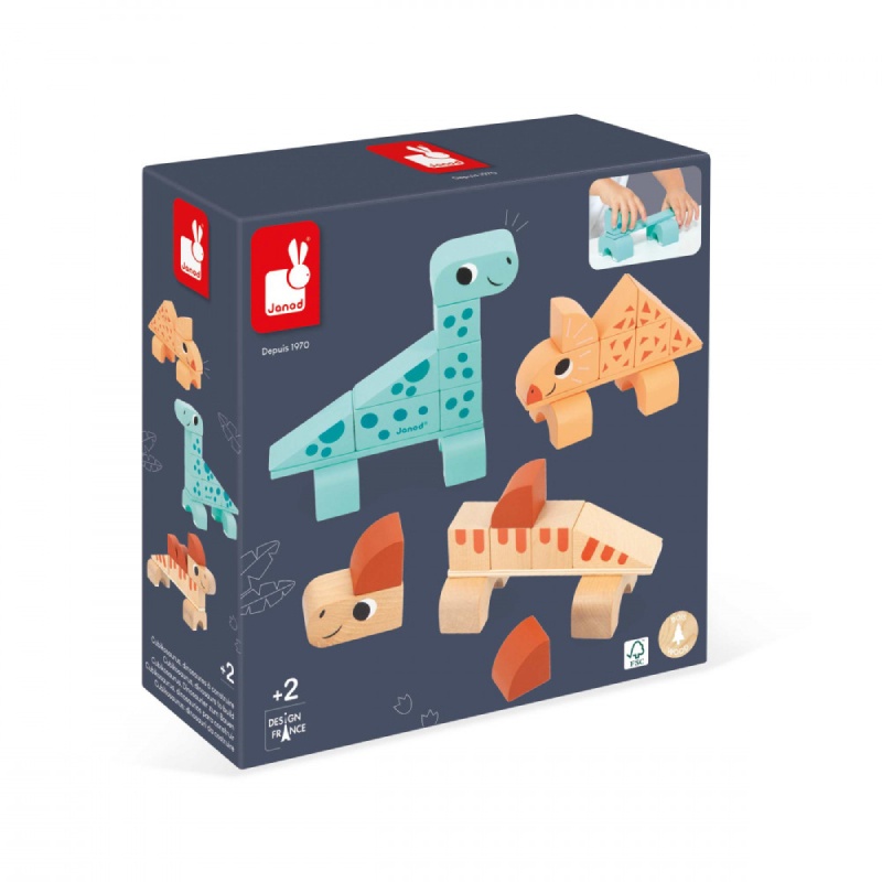 Jeu de construction dinosaure Cubikosaurus - JANOD