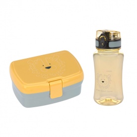 Set Boîte à tartines et Gourde Raton Laveur - LÄSSIG