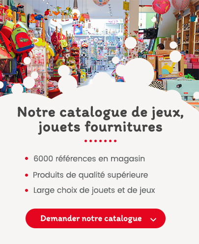 Notre catalogue de jeux, jouets fournitures